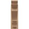 Ekena Millwork 6-in W x 20-in D x 20-in H Balboa Trad Rough Cedar Woodgrain TimberThane Outlooker, Primed Tan OUTUR060X20X20BOA04RCPR - alternate 2